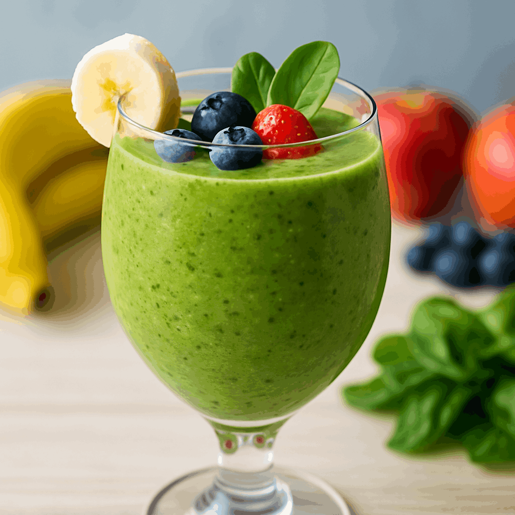Frullato sano con frutta fresca